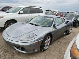 FERRARI 360 MODENA 2000 gray coupe gas ZFFYU51AXY0121160 photo #3