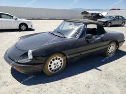 ALFA ROMEO SPIDER VEL 1991 black  gas ZARBB42N7M6007037 photo #2