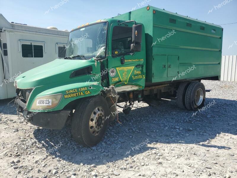 HINO HINO 268 2008 green conventi diesel 5PVNE8JL582S50042 photo #1