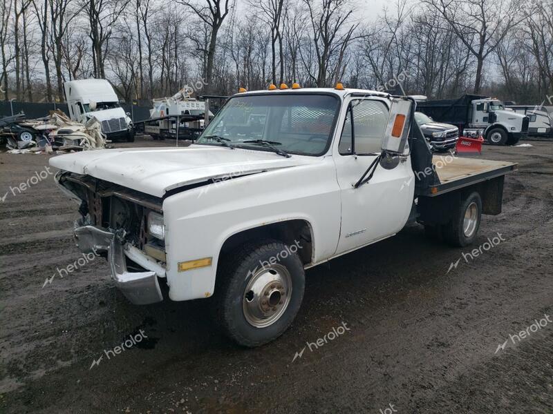 CHEVROLET R3500 1989 white chassis gas 1GBJR34K7KJ100699 photo #1