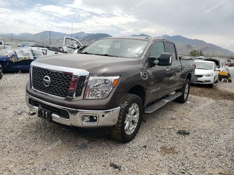 NISSAN TITAN XD S 2017 brown  diesel 1N6BA1F48HN544683 photo #1