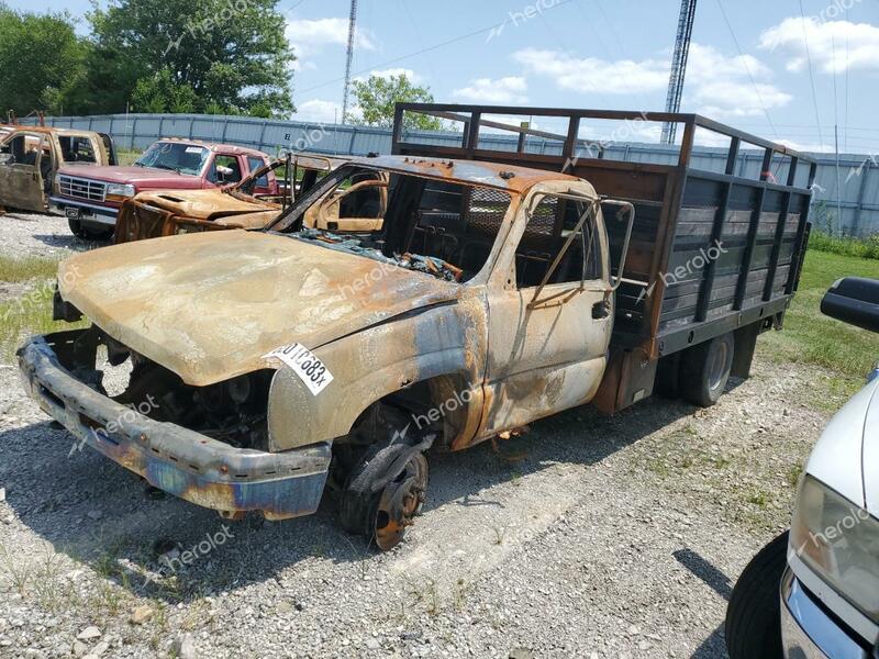 CHEVROLET 3500 SILVE 2003 white chassis gas 1GBJK34U53E320293 photo #1