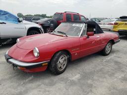 ALFA ROMEO SPIDER VEL 1989 red  gas ZARBA5585K6000583 photo #2