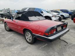 ALFA ROMEO SPIDER VEL 1989 red  gas ZARBA5585K6000583 photo #3