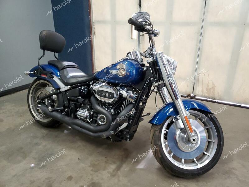 HARLEY-DAVIDSON FLFBS 2022 blue  gas 1HD1YGK1XNB051284 photo #1