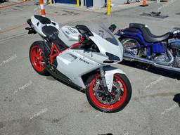 DUCATI 848 2011 white  gas ZDM1XBMVXBB014971 photo #2