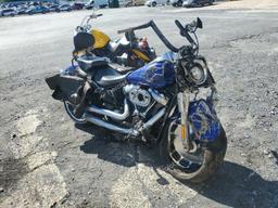 HARLEY-DAVIDSON FLFBS 2019 blue  gas 1HD1YGK21KB021708 photo #2