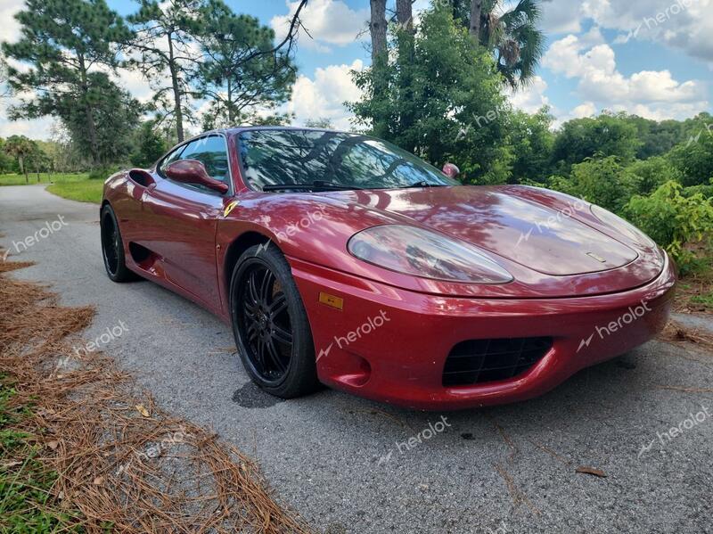 FERRARI 360 MODENA 2001 red coupe gas ZFFYU51A010123263 photo #1