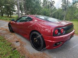 FERRARI 360 MODENA 2001 red coupe gas ZFFYU51A010123263 photo #4