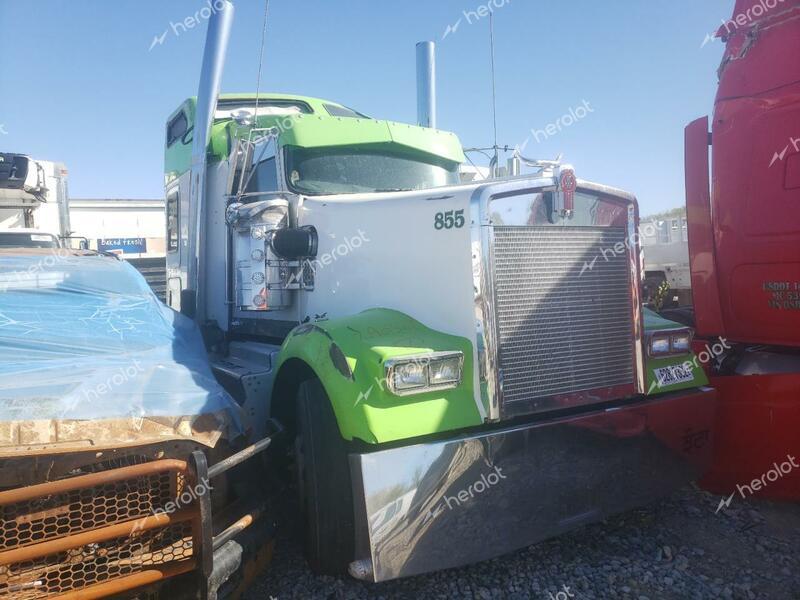 KENWORTH W900 2011 green  diesel 1XKWD49X5BJ290307 photo #1