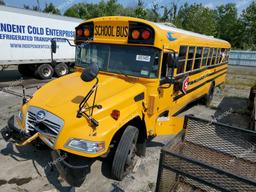 BLUE BIRD BUS 2020 yellow  gas 1BAKFCEH2LF360499 photo #2