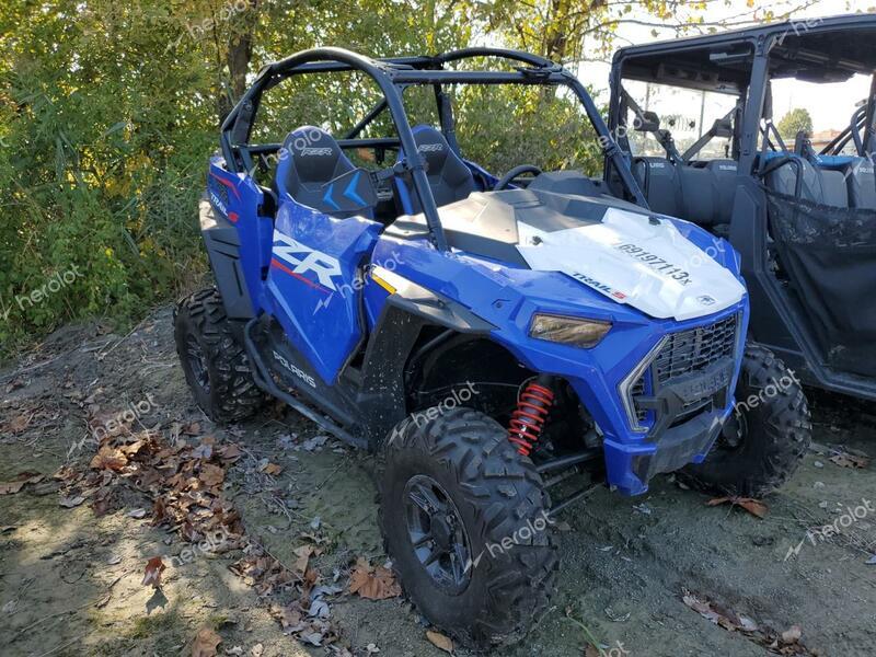 POLARIS RZR TRAIL 2022 blue  gas 3NSASE991NH415708 photo #1