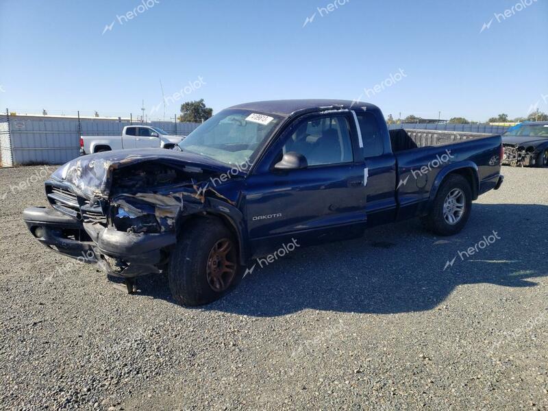 DODGE DAKOTA SPO 2002 blue  gas 1B7GL32X22S712857 photo #1