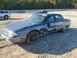 OLDSMOBILE 98 REGENCY 1991 blue  gas 1G3CW53L3M4348310 photo #2