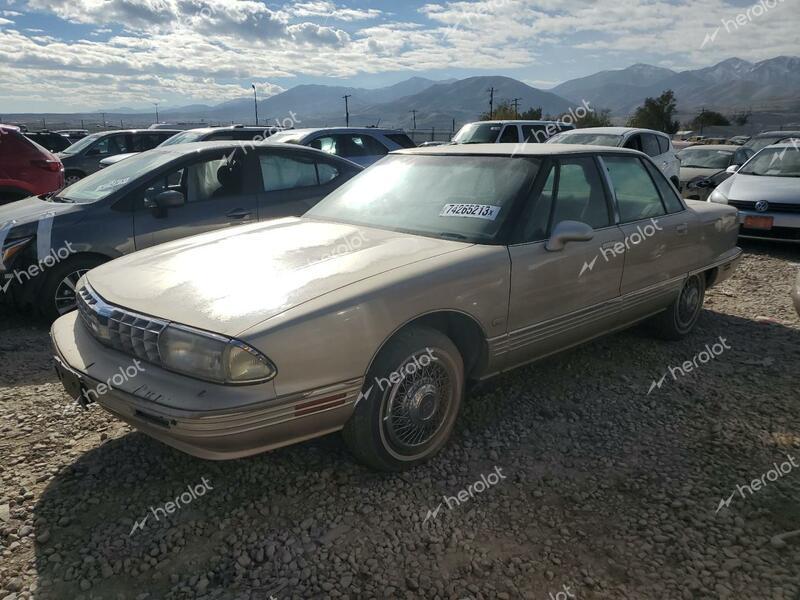 OLDSMOBILE 98 REGENCY 1992 tan  gas 1G3CX53L1N4321914 photo #1