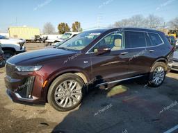 CADILLAC XT6 PLATIN 2021 maroon  gas 1GYKPFRSXMZ163200 photo #2