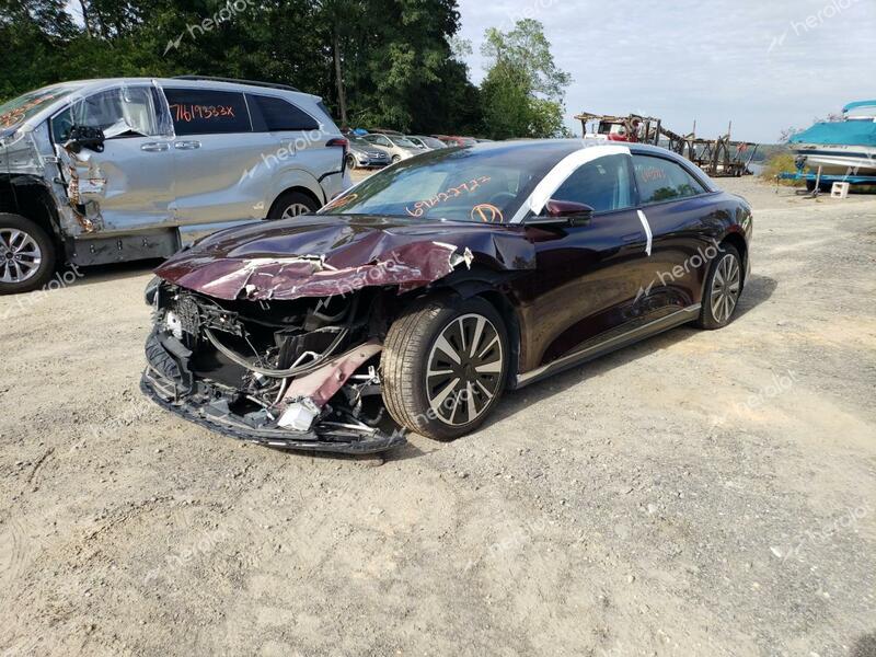 LUCID MOTORS AIR TOURIN 2023 burgundy  electric 50EA1TEA2PA005639 photo #1