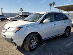 ACURA MDX TECHNO 2009 white  gas 2HNYD28479H501951 photo #2