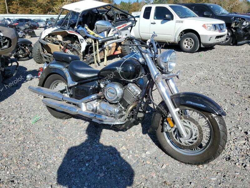 YAMAHA VSTAR 2008 black  gas JYAVM01E08A119723 photo #1