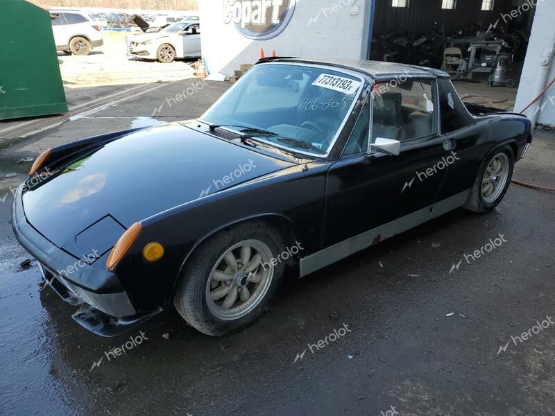 PORSCHE 914 1971 black   4712906885 photo #1