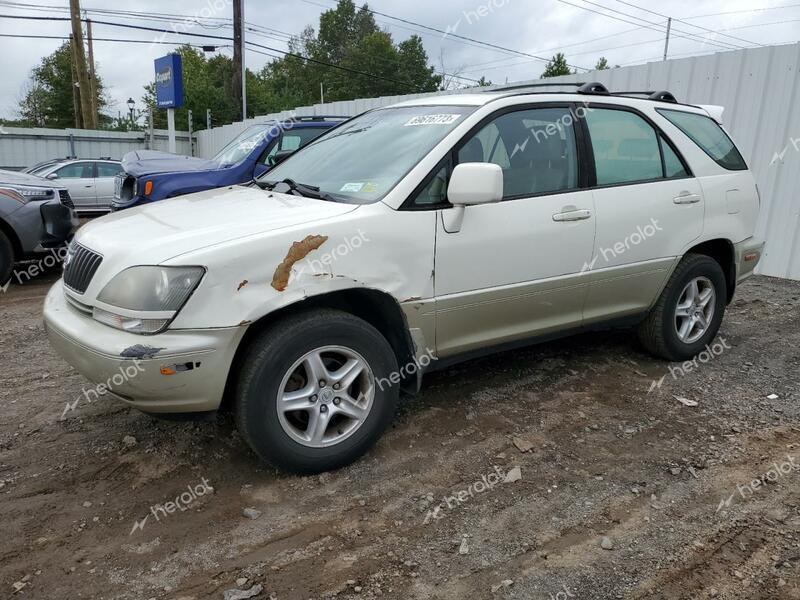 LEXUS RX 300 2000 white 4dr spor gas JT6HF10U3Y0115527 photo #1