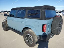 FORD BRONCO BAS 2022 blue  gas 1FMDE5DH6NLB13372 photo #3