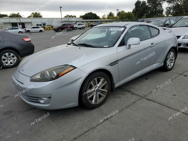 HYUNDAI TIBURON GS 2008 silver  gas KMHHM66D18U295954 photo #1