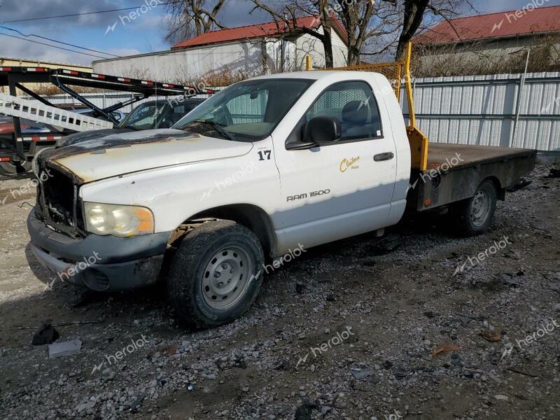 DODGE RAM 1500 S 2005 silver pickup gas 1D7HU16N45J571885 photo #1