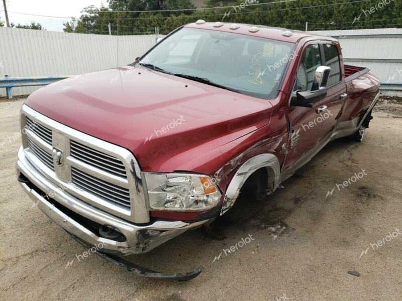 DODGE RAM PICKUP 2012 burgundy  diesel 3C63DRJLXCG344862 photo #1