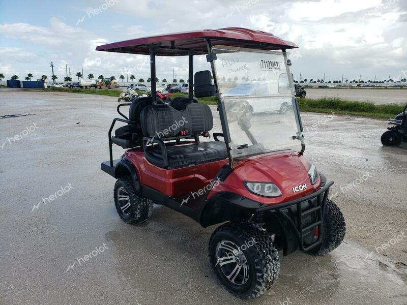 GOLF GOLF CART 2022 burgundy   LTA0115455 photo #1