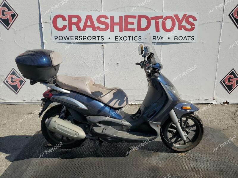 PIAGGIO MOTORCYCLE 2008 blue motor sc gas ZAPM289M585001075 photo #1