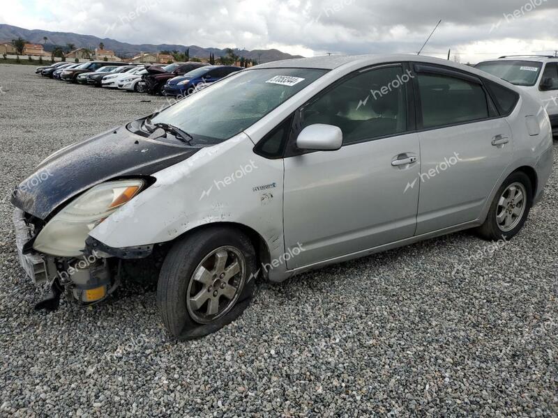 TOYOTA PRIUS 2008 silver hatchbac hybrid engine JTDKB20U383298538 photo #1