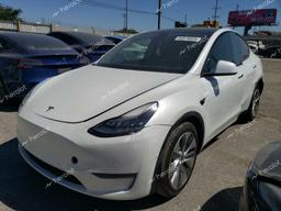 TESLA MODEL Y 2021 white  electric 5YJYGDEE5MF072572 photo #2