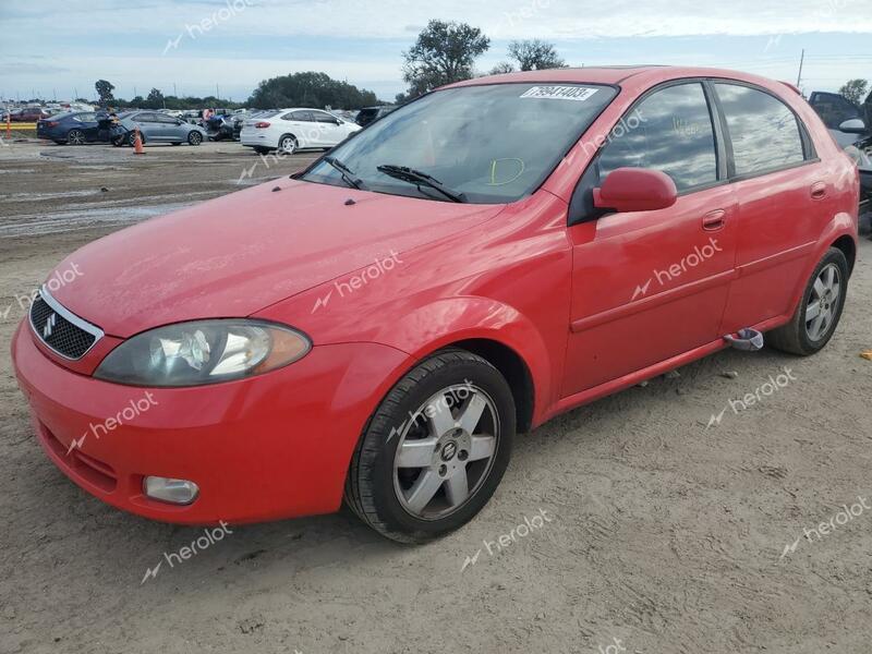 SUZUKI RENO LX 2005 red hatchbac gas KL5JJ66Z75K145001 photo #1