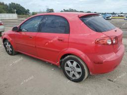 SUZUKI RENO LX 2005 red hatchbac gas KL5JJ66Z75K145001 photo #3