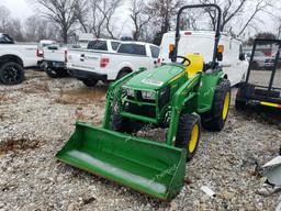 JOHN DEERE 3038E 2020 green   1LV3038ELLL130751 photo #3