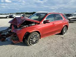 MERCEDES-BENZ GLE 450E 4 2024 red  hybrid engine 4JGFB4GBXRB081685 photo #2