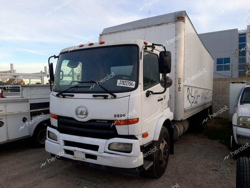 NISSAN DIESEL UD2600 2012 white tilt cab diesel JNAA410H6CAN15185 photo #1