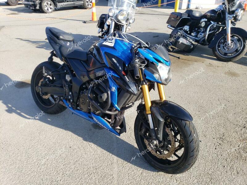 SUZUKI GSX-S750 M 2018 blue  gas JS1C533D7J2100028 photo #1