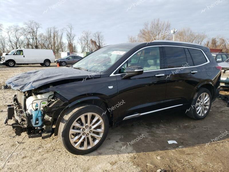 CADILLAC XT6 PLATIN 2020 black  gas 1GYKPFRS0LZ138126 photo #1