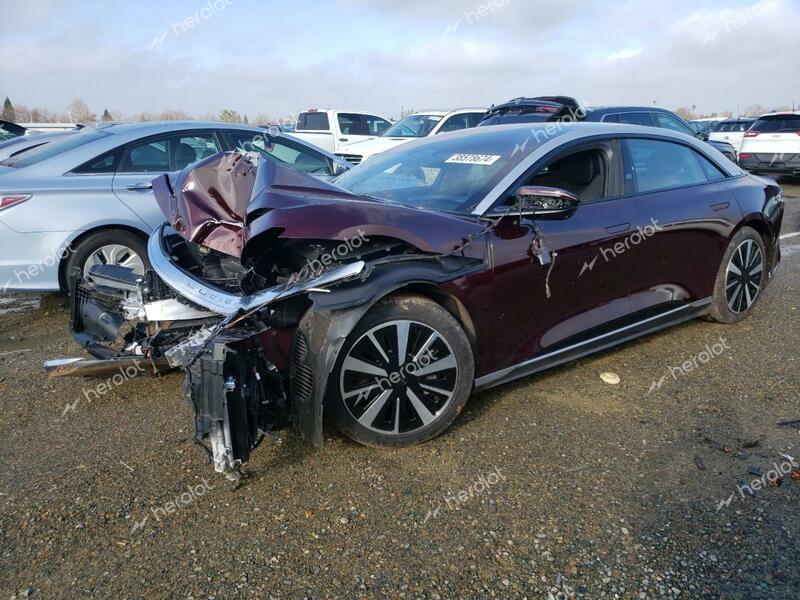 LUCID MOTORS AIR TOURIN 2023 burgundy  electric 50EA1TEA3PA001714 photo #1