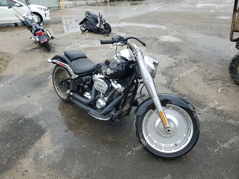 HARLEY-DAVIDSON FLFBS 2019 black  gas 1HD1YGK24KB072720 photo #1