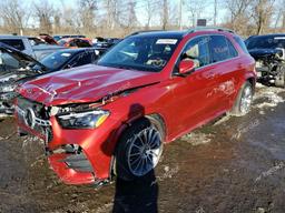 MERCEDES-BENZ GLE 450E 4 2024 red  hybrid engine 4JGFB4GBXRB081685 photo #2