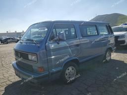 VOLKSWAGEN VANAGON BU 1989 blue  gas WV2YB0257KH062250 photo #2