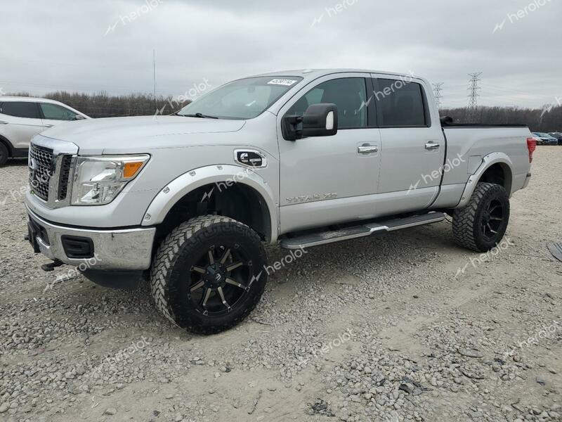 NISSAN TITAN XD S 2017 silver  diesel 1N6BA1F3XHN529691 photo #1