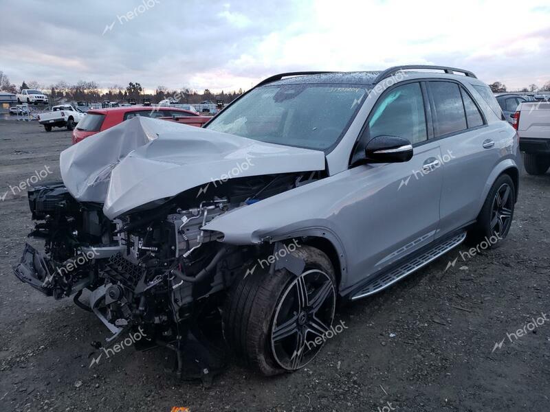 MERCEDES-BENZ GLE 450E 4 2024 gray  hybrid engine 4JGFB4GB3RB045207 photo #1