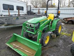 JOHN DEERE 3038E 2021 green   1LV3038ELMM134682 photo #3