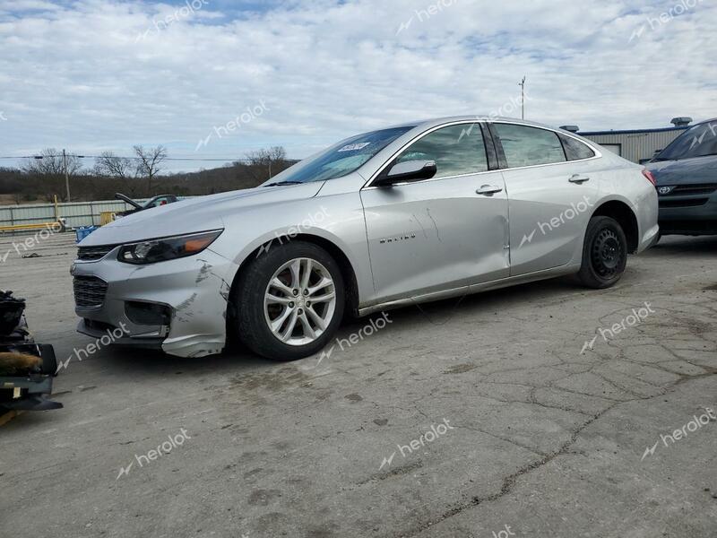 CHEVROLET MALIBU LT 2017 silver sedan 4d gas 1G1ZE5ST2HF129534 photo #1