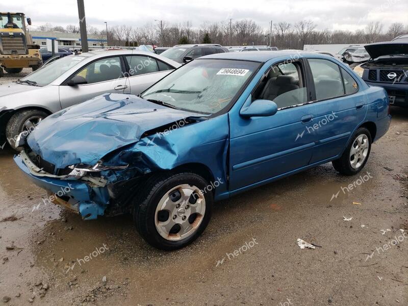 NISSAN SENTRA 1.8 2004 blue  gas 3N1CB51D44L836959 photo #1