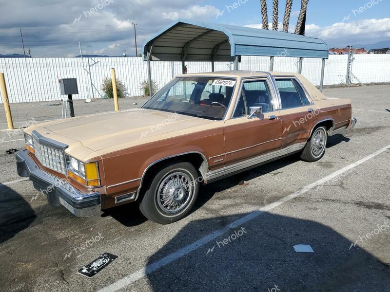 FORD LTD CROWN 1984 two tone  gas 2FABP43F3EX195702 photo #1